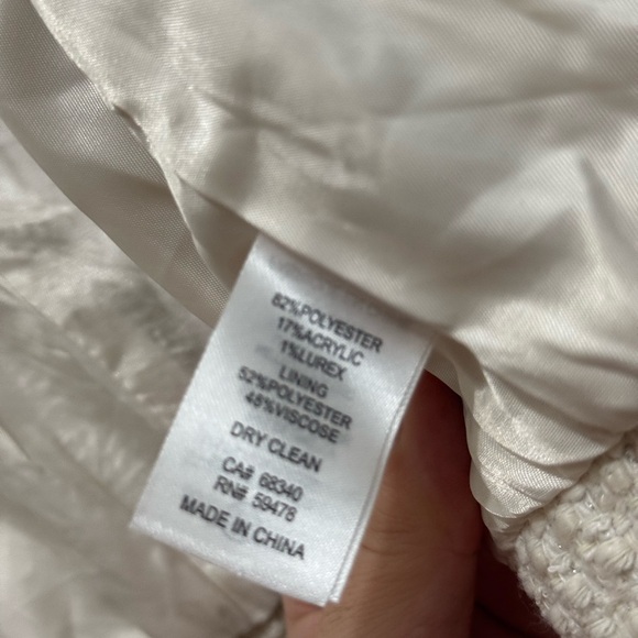 Joie Cream Cropped Jacket with Structured Silhouette - Picture 12 of 12